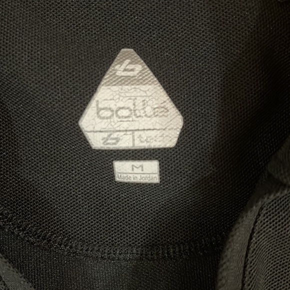 BOLLE Sleeveless Golf Polo - Medium (Black & White) - Picture 2 of 6